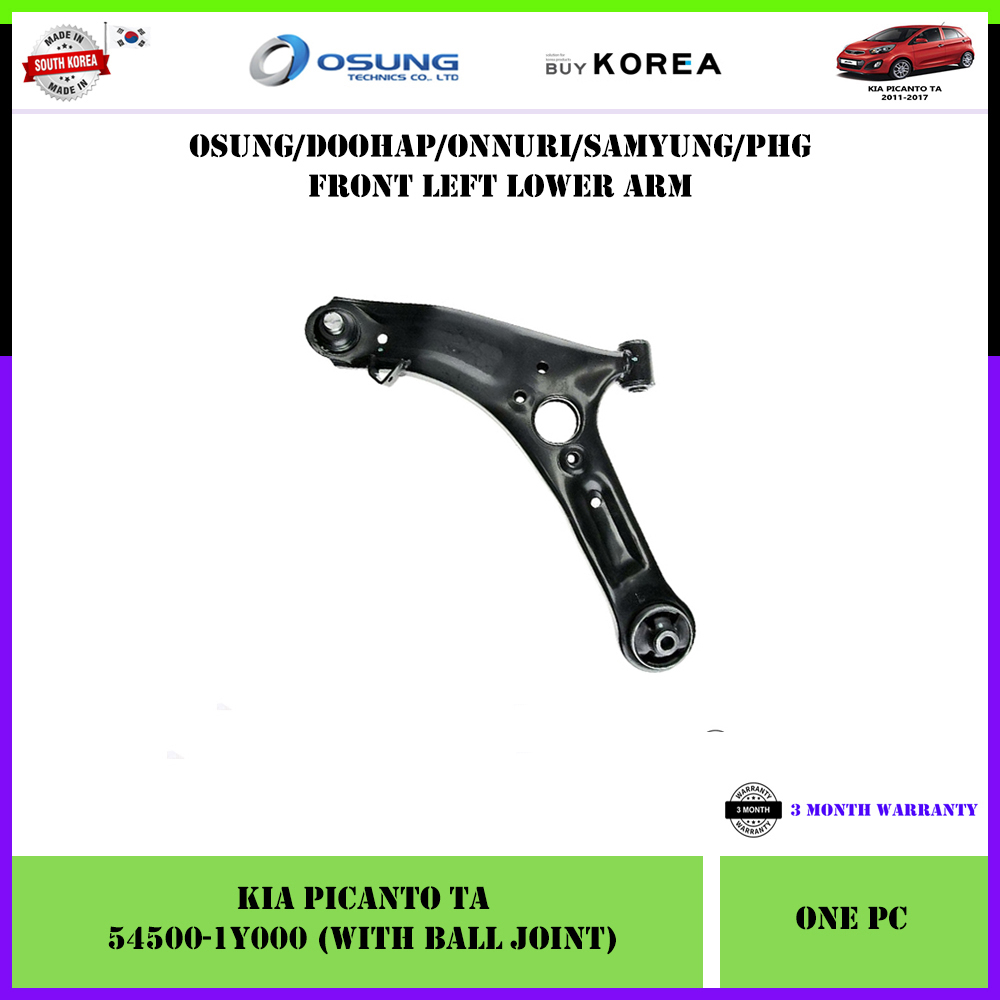 Kia Picanto TA 20112017 Front Suspension Lower Arm With Ball Joint