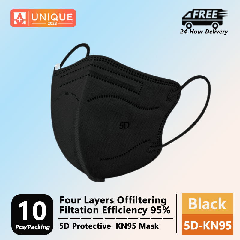 3D Face Mask 4 Layer Protection Mask 50Pcs 3D 成人 口罩 Mask Adult 3D ...