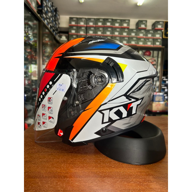 HELMET KYT NFJ SIMONE CORSI DOUBLE VISOR NF-J VENOM HELLCAT | Shopee ...