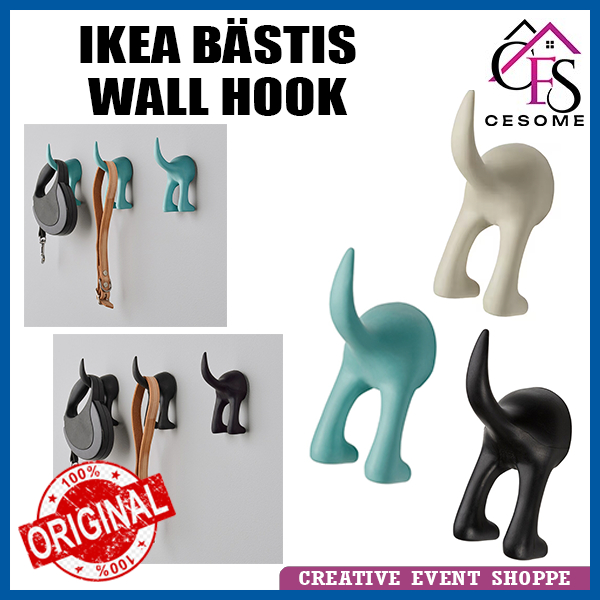 IKEA 💯Original ikea BASTIS BÄSTIS Wall Hook Miniature Dog IKEA 💯
