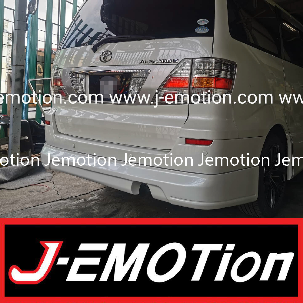 【Rear Skirt】Toyota Alphard 200207 Anh10 MZG Design Shopee Malaysia