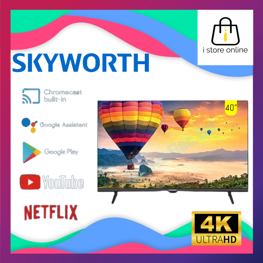 SKYWORTH 40" LED ANDROID TV [ 40STD6500 ] | Shopee Malaysia