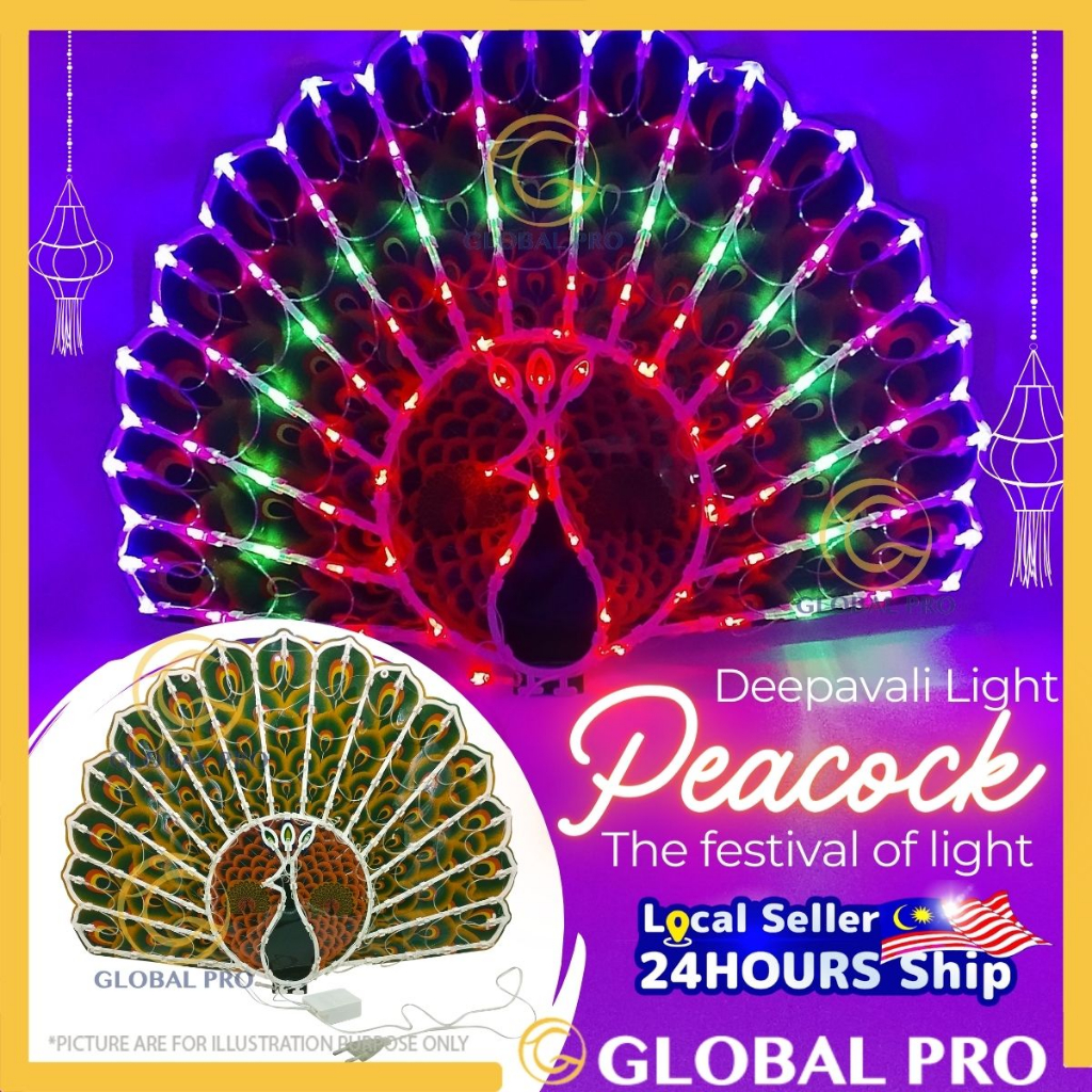 PEACOCK Decoration Light LED Decoration Light Fairy Light Home Deco ...
