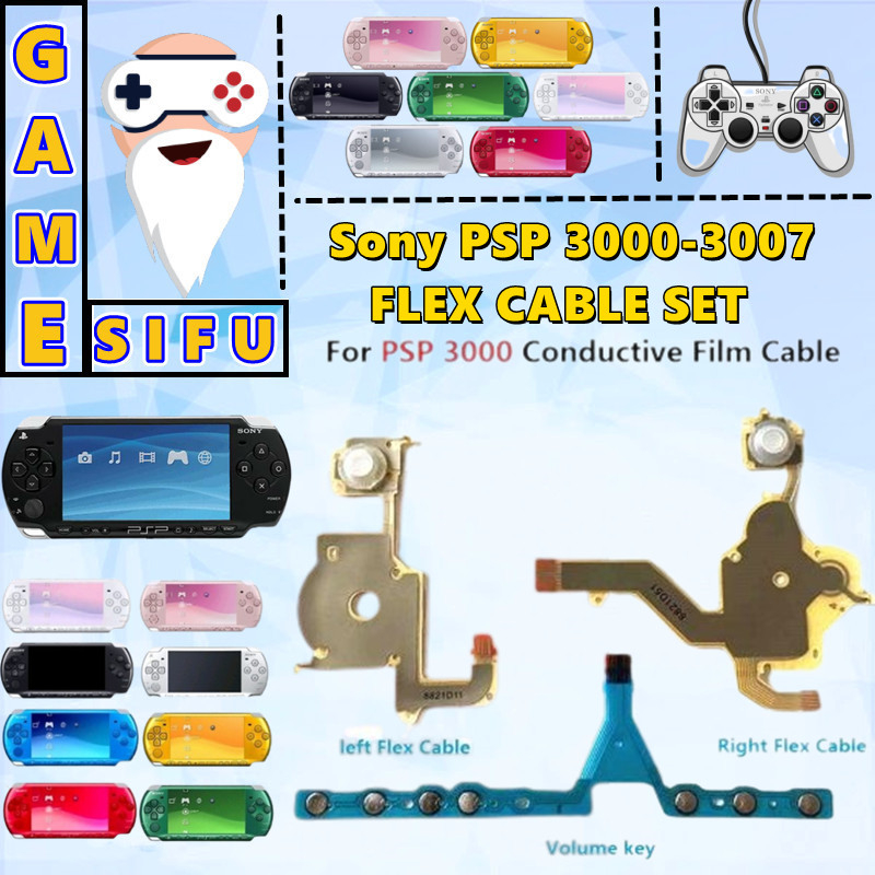 Sony PSP 3000-3007 FLEX CABLE SET buttons / Left Right Buttons Function ...