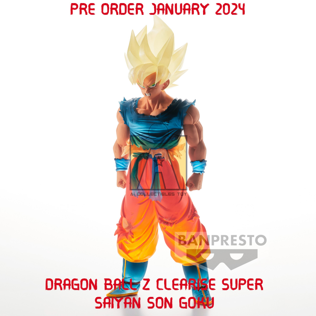 🌹JAN 24 🌹DRAGON BALL Z CLEARISE SUPER SAIYAN SON GOKU