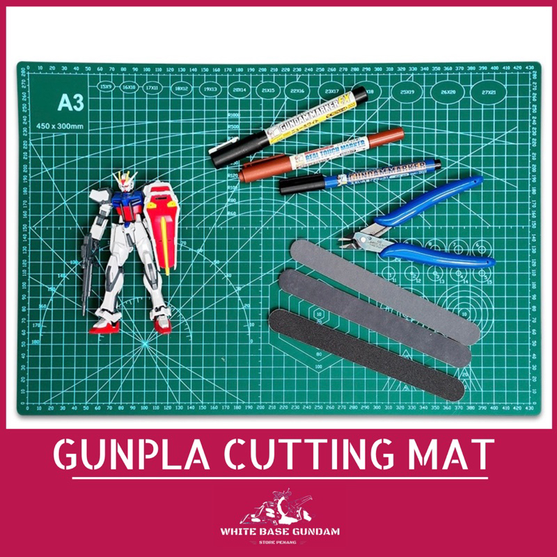 DOUBLE SIDE CUTTING MAT BOARD GUNDAM GUNPLA Shopee Malaysia
