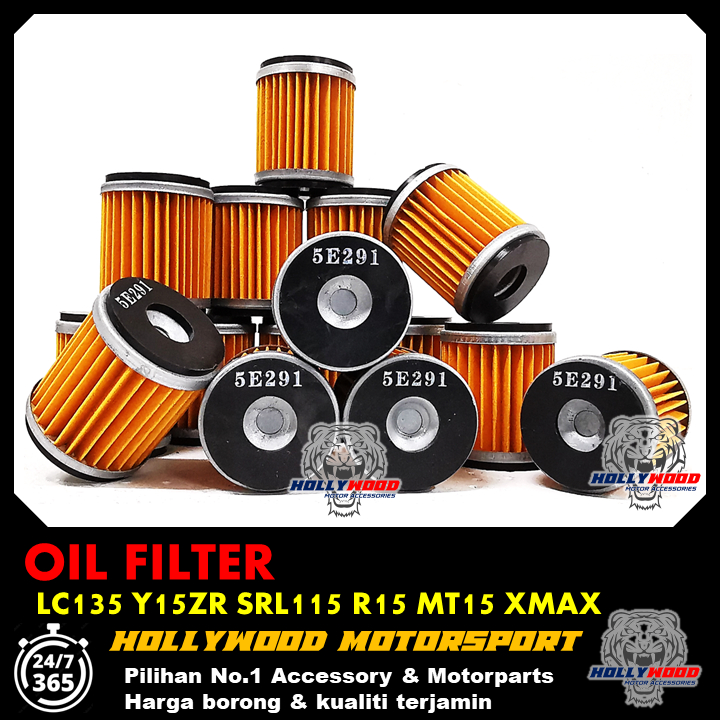 OIL FILTER MOTOR YAMAHA PENAPIS MINYAK HITAM LC135 Y15 Y16 LAGENDA
