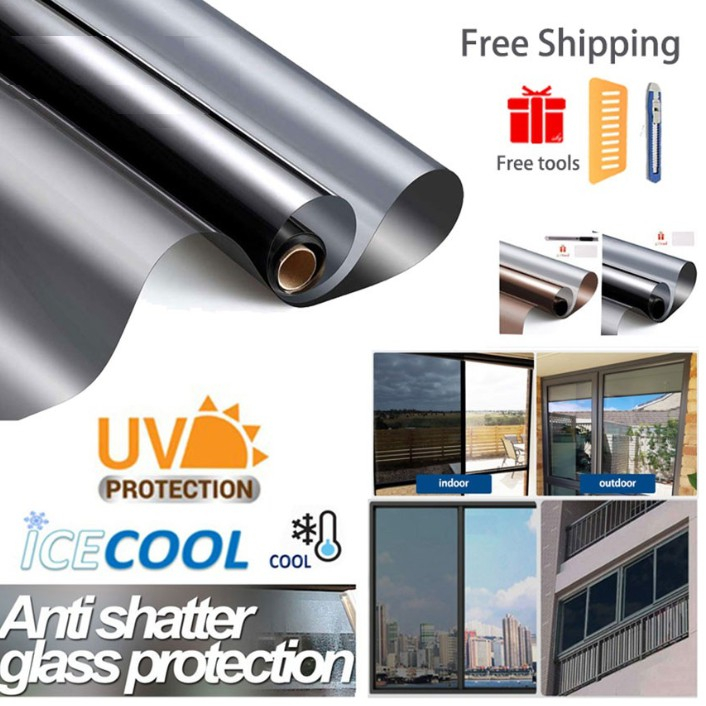 Window Film For House Privacy Window Film One-Way Tinted Mirror Window ...