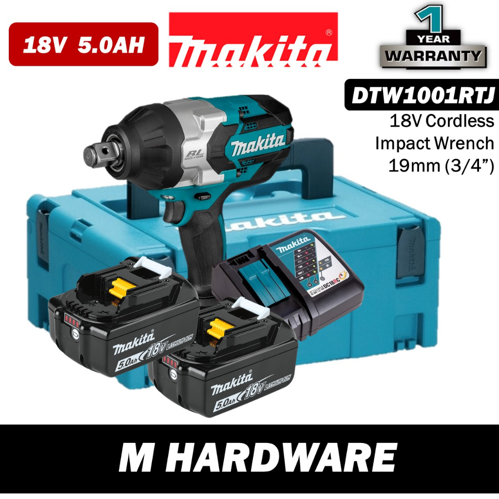 MAKITA DTW1001RTJ / DTW1001RMJ / DTW1001RFJ / DTW1001Z 18V CORDLESS ...