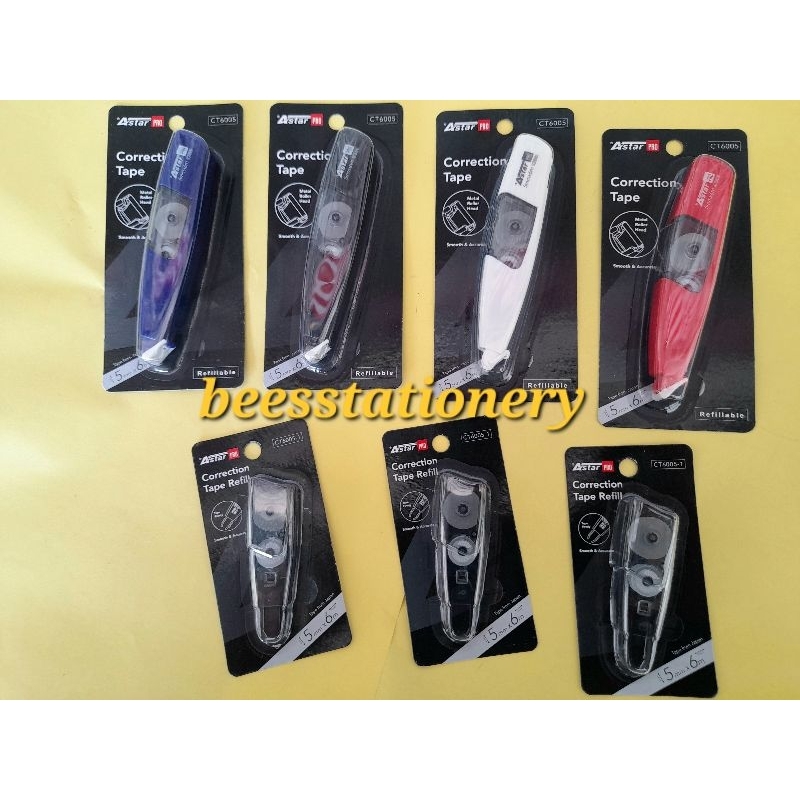 Astar ct6005 correction tape/refill (tape make in japan) 5mmx6meter