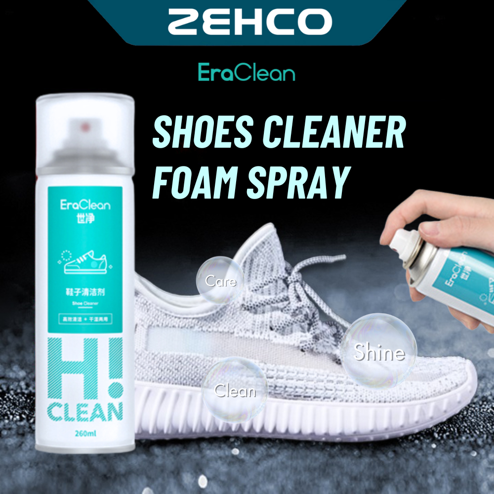 EraClean Sneakers Cleaner Foam Spray 260ml Shoes Cleaner White Shoes Cleaner  Spray Pembersih Kasut Putih 白鞋清洗剂