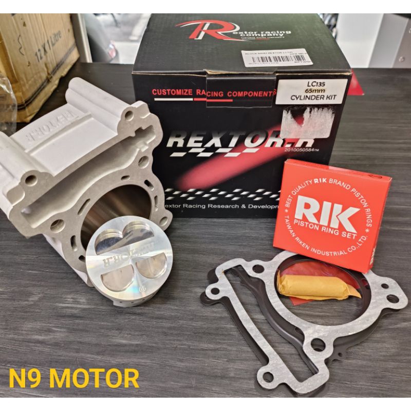 BLOCK RACING CYLINDER KIT REXTOR.R LC135 65MM(CERAMIC CYLINDER FORGING ...