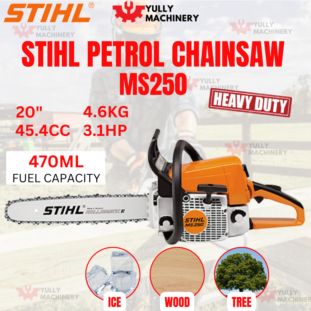 STIHL MS250 Chainsaw C/W 20Inch Guidebar And Chain (Original Germany