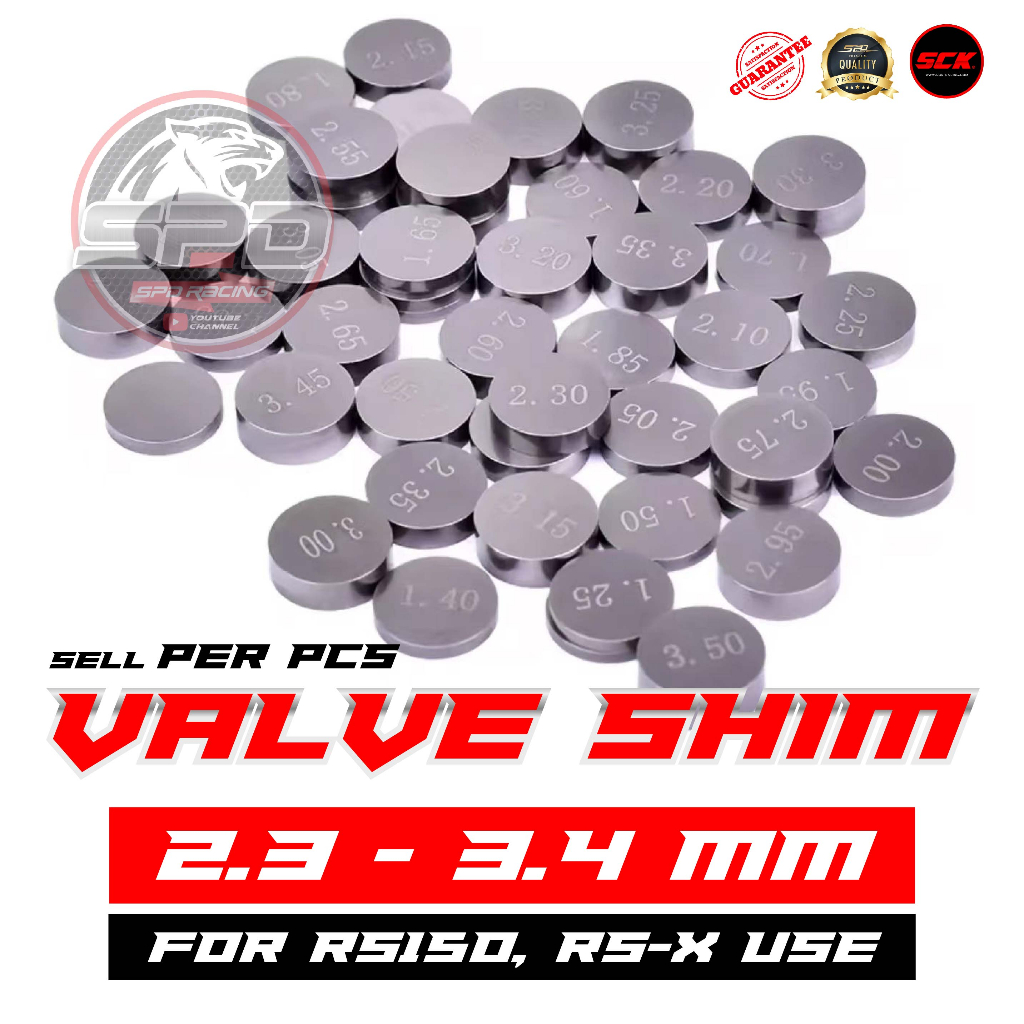 Valve Shim SCK Racing RS150 / RSX 150 (2.3 3.4MM) SELL PER PCS