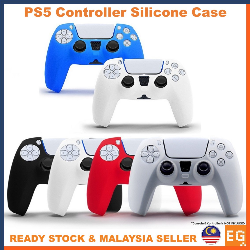 PS5 Controller Silicone Soft Case Translucent Shell DualShock5 Cover ...