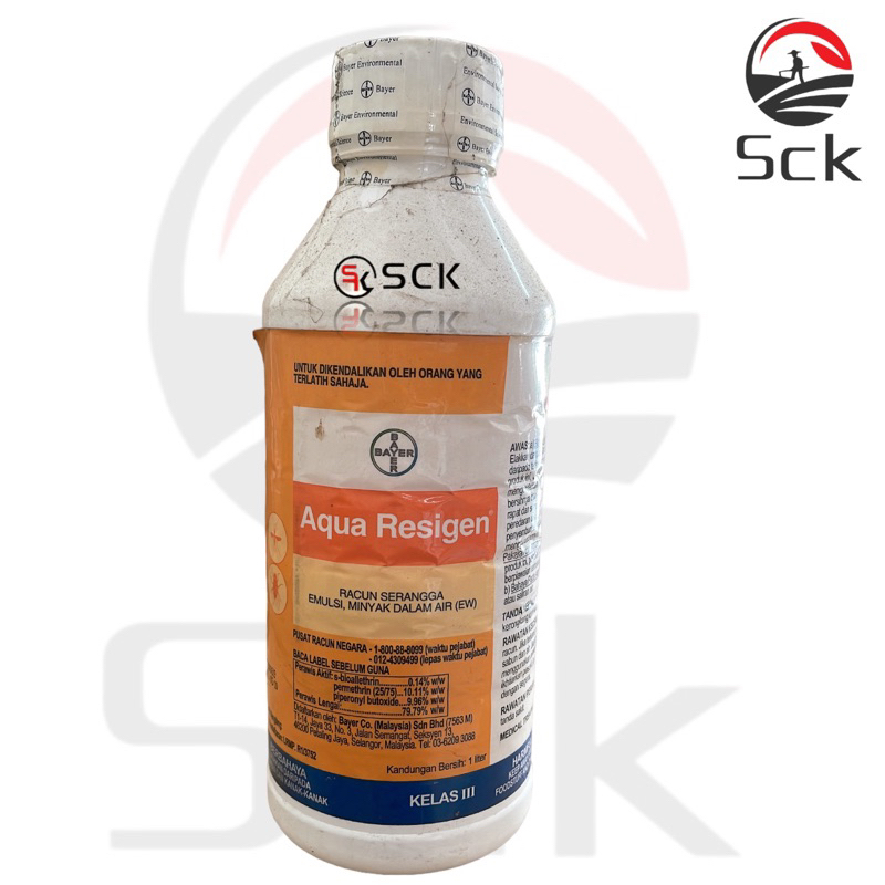 (Clearstock)Bayer Aqua Resigen 1L/Aedes Mosquito/Racun Lalat Nyamuk