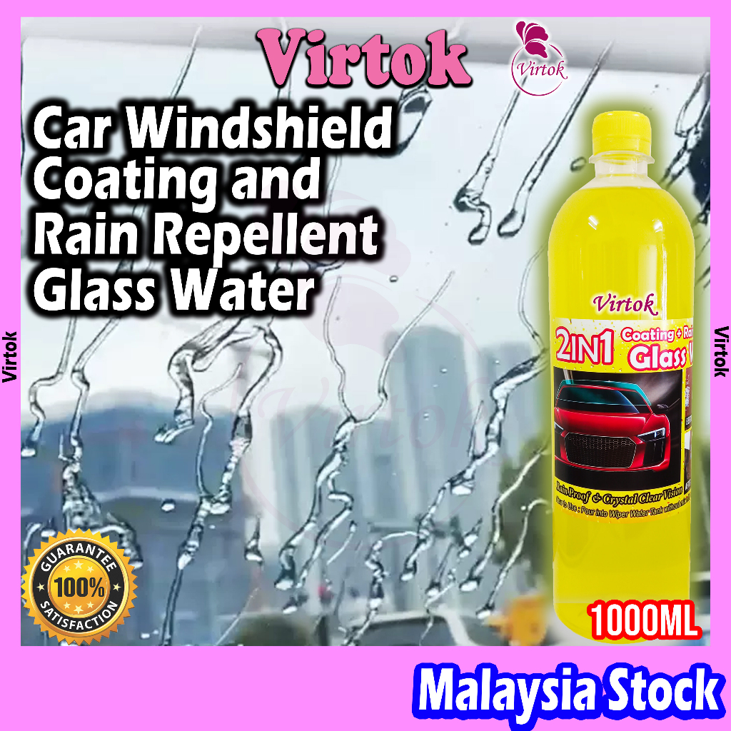 VIRTOK Car Glass Water Repellent rain repellent car windscreen cermin kereta kalis air hujan