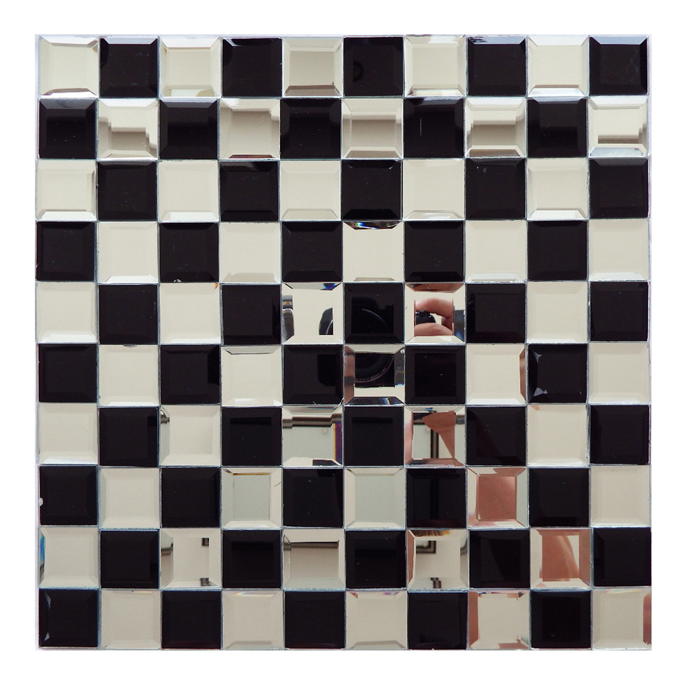 20 design Backsplash Crystal Glass Tile Siap Pelekat Self Adhesive