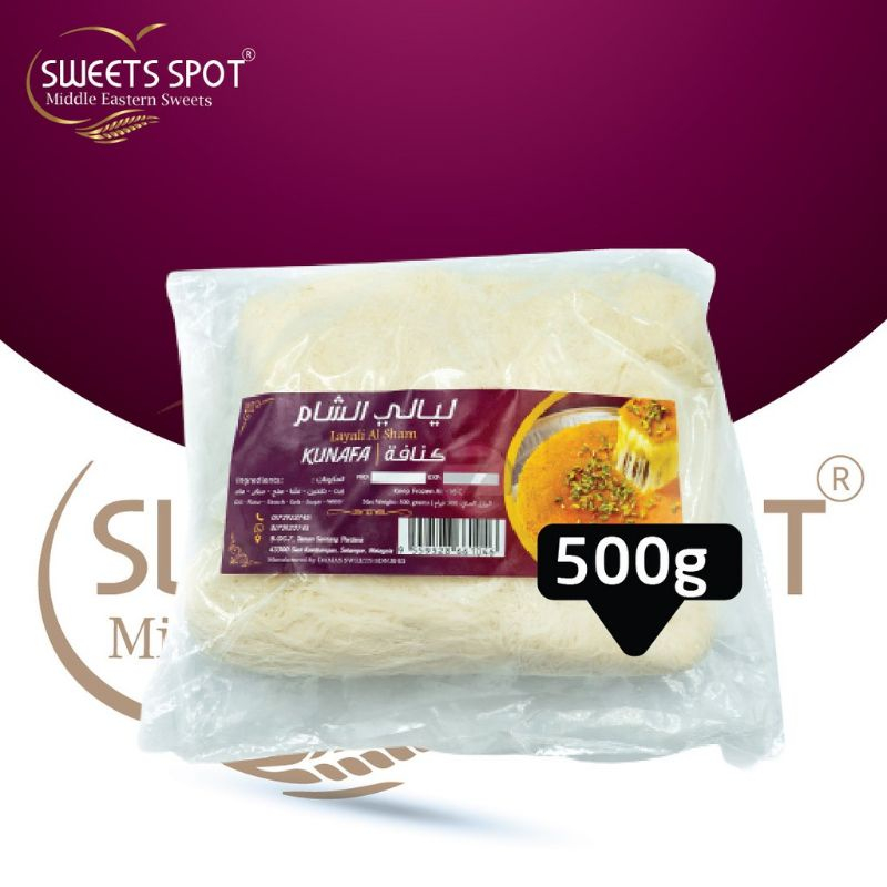 KUNAFAH DOUGH /PASTRY /KATAIFI CHEESE (500g) | Shopee Malaysia