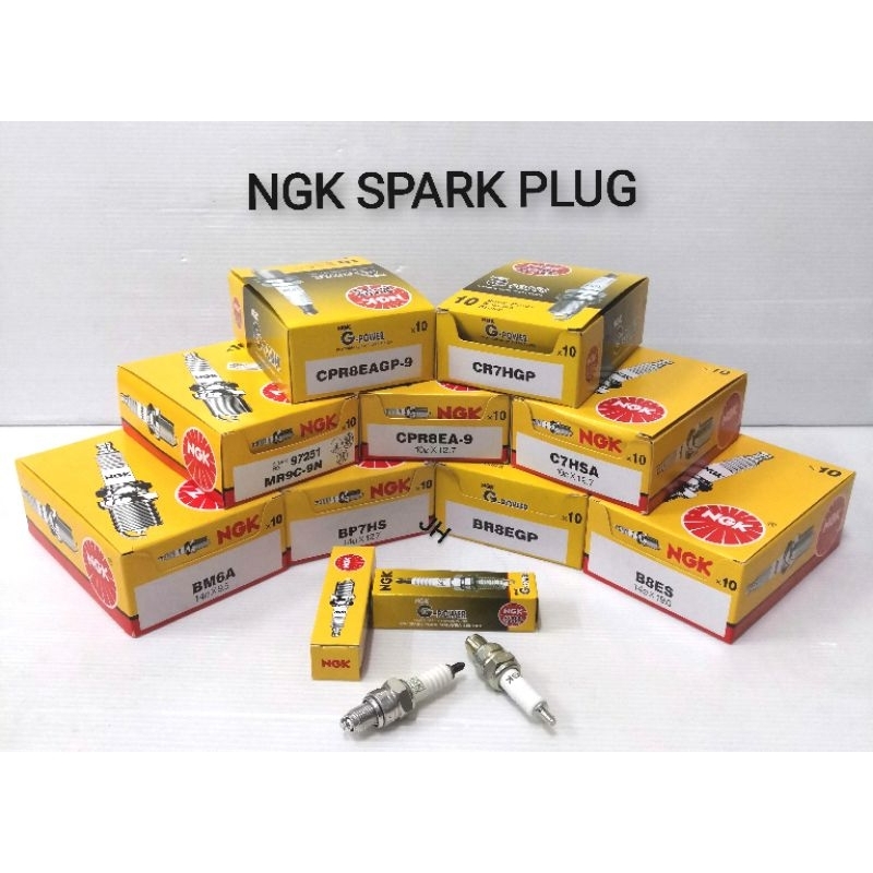 NGK SPARK PLUG CPR8EAGP9/CR7HGP/CPR8EA9/MR9C9N/C7HSA/BM6A/BP7HS/BR8EGP/B8ES 100ORIGINAL NGK