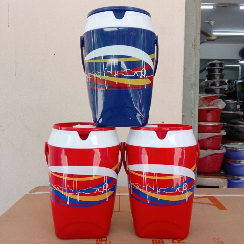 MINI ICE BUCKET DRINKS CONTAINER WITH STRAW HOLE / BEKAS SIMPAN MINUMAN ...