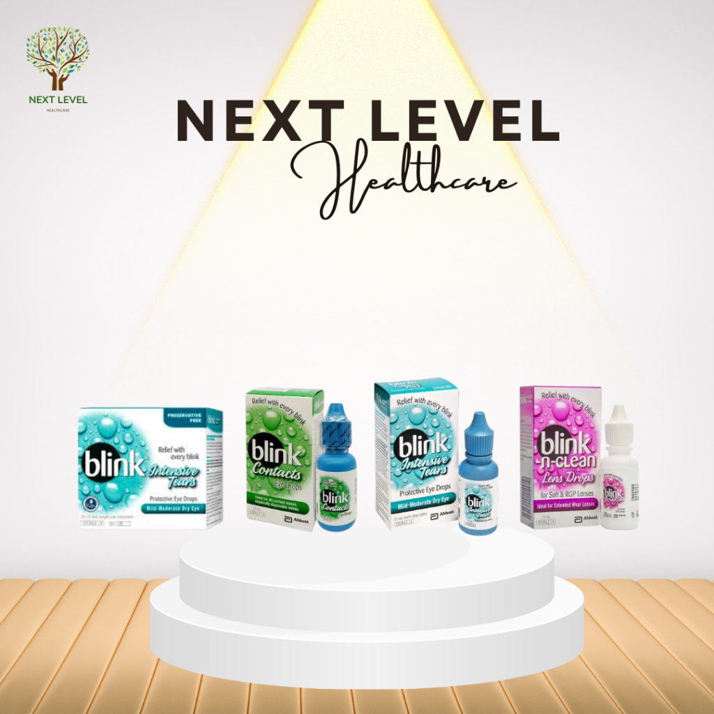 Blink eye drops (intensive/contact/blink n clean lens drop) Shopee