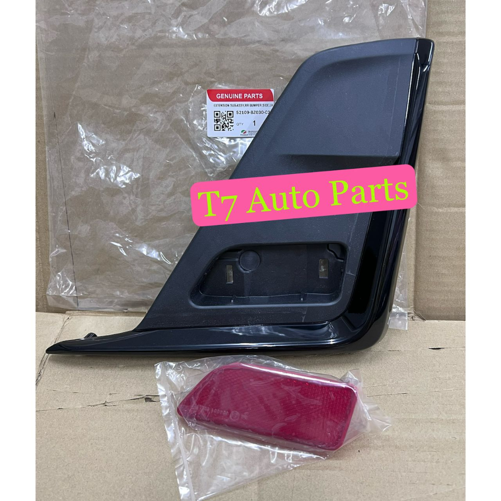 ORIGINAL PERODUA BEZZA 2019 REAR BUMPER COVER WITH REFLECTOR 52108 ...