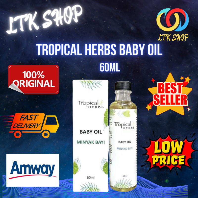 🔥New Stock 🔥Amway Tropical Herbs Baby Oil - 60ml | Shopee Malaysia