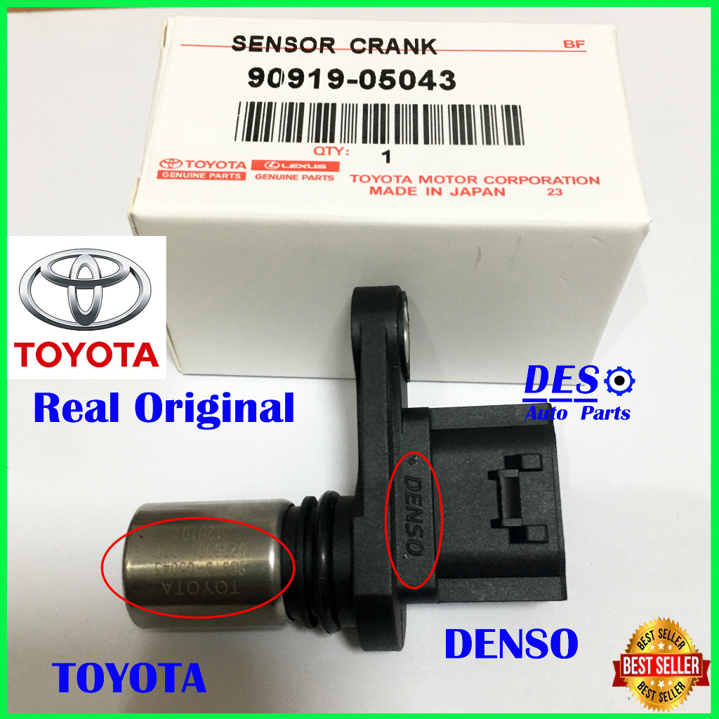 Original TOYOTA JAPAN PERODUA CRANK SENSOR 9091905043 AVANZA MYVI 1.3