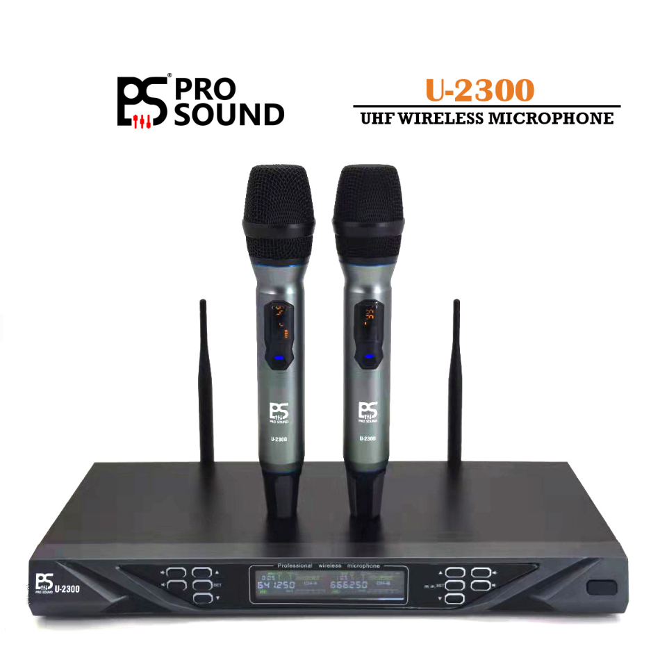 READY STOCK PS U 2300 Handheld Wireless Microphone Shopee Malaysia