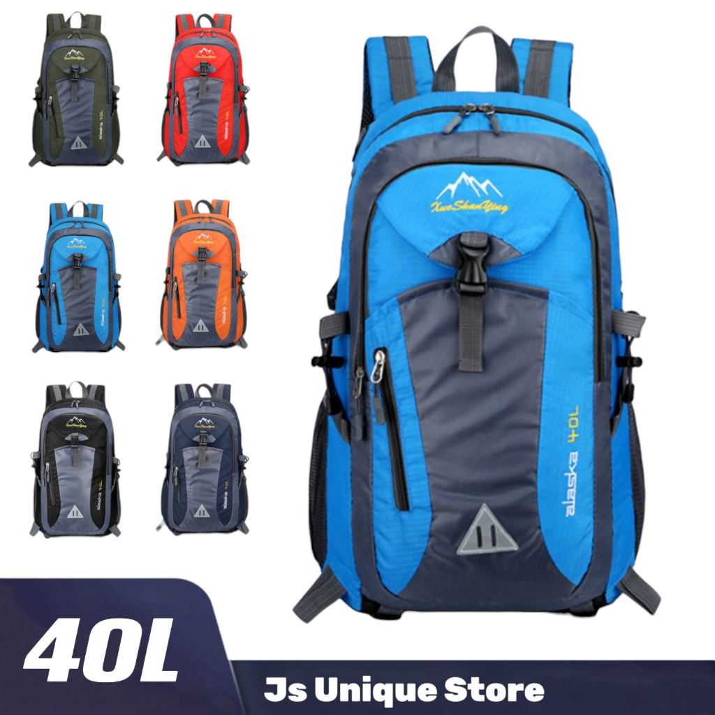 40L Hiking Backpack Waterproof Camping Backpack Climbing Travel Backpack Travel Bag Hiking Beg Galas Belakang Shopee Malaysia