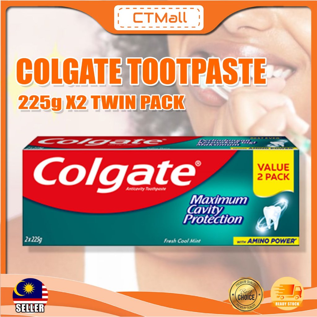 Colgate Toothpaste Ubat Gigi Colgate Maximum Cavity Protection Twin