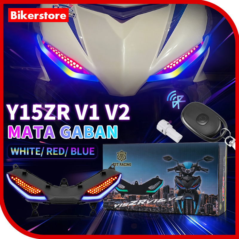 Y15ZR V1 V2 Mata Gaban RGB LED Pilot Lamp Signal Light Front Lampu Dada