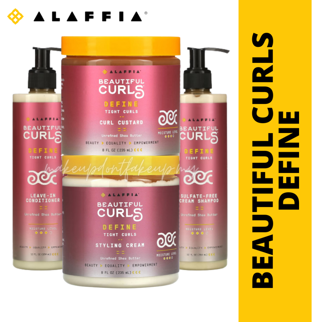 Alaffia Beautiful Curls Define Tight Curls Shampoo Leavein