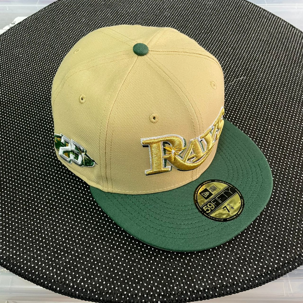 NEW ERA TAMPA BAY RAYS 25TH ANNIVERSARY VEGAS GOLD TWO TONE EDITION