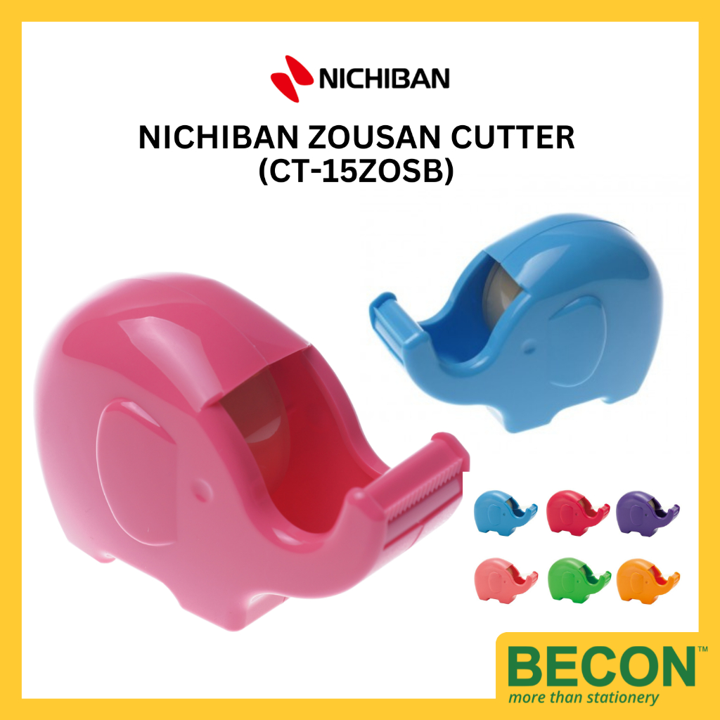 NICHIBAN Elephant Tape Dispenser Small (CT15ZOSB) Shopee Malaysia