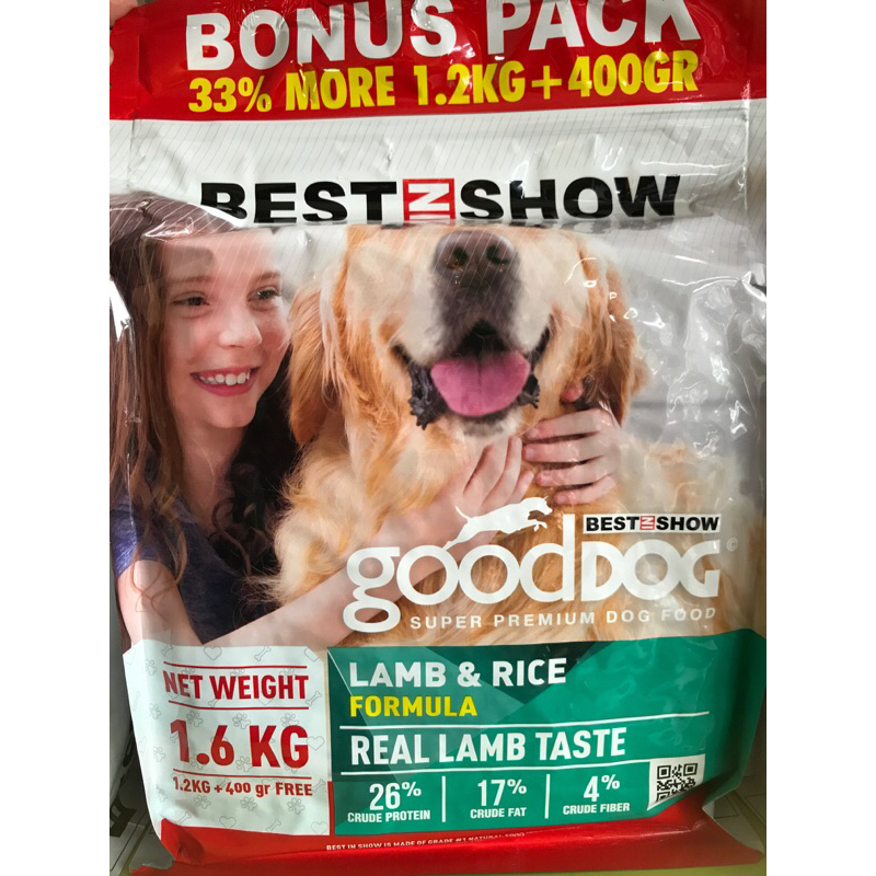 BEST IN SHOW GOOD DOG 1.2kg + 400g Shopee Malaysia
