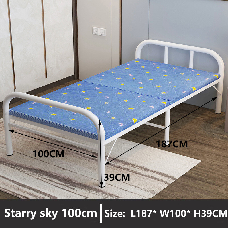 【HOT】Katil Lipat Foldable Bed Frame Katil Single Besi Lipat/Katil ...