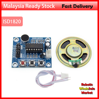 ISD1820 Voice Recording Sound Recording Module with 0.5w Speaker ...