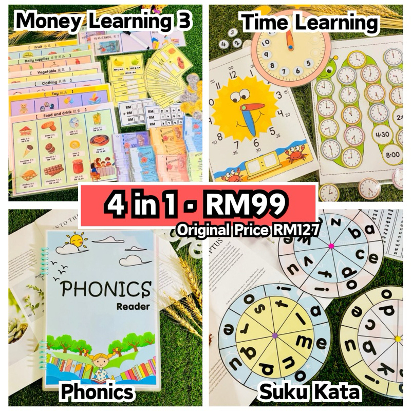 【Bundle Pack 4 in 1】Hot Package｜热卖教材｜Children Learning｜热门配套｜Value Pakej ...