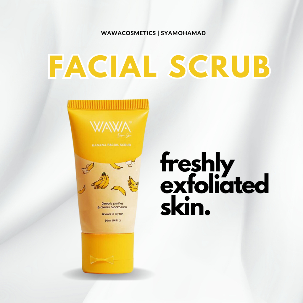 WAWA BANANA FACE SCRUB Shopee Malaysia