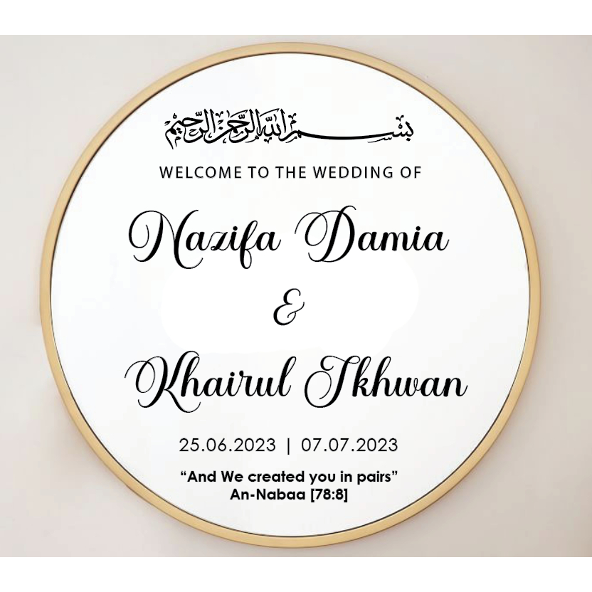 STICKER WELCOME BOARD | Shopee Malaysia