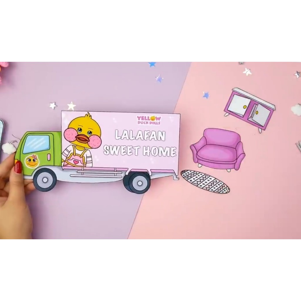 PDF] Paper Doll Lalafan Sweet Home Printable Preschool Kids Activity ...