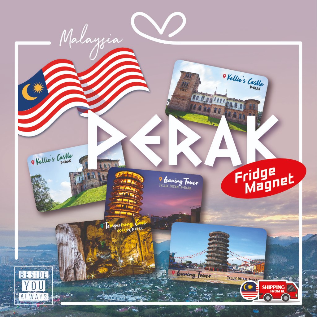 Malaysia IPOH Perak Gift Souvenir Fridge 9cm x 5.5cm Shopee