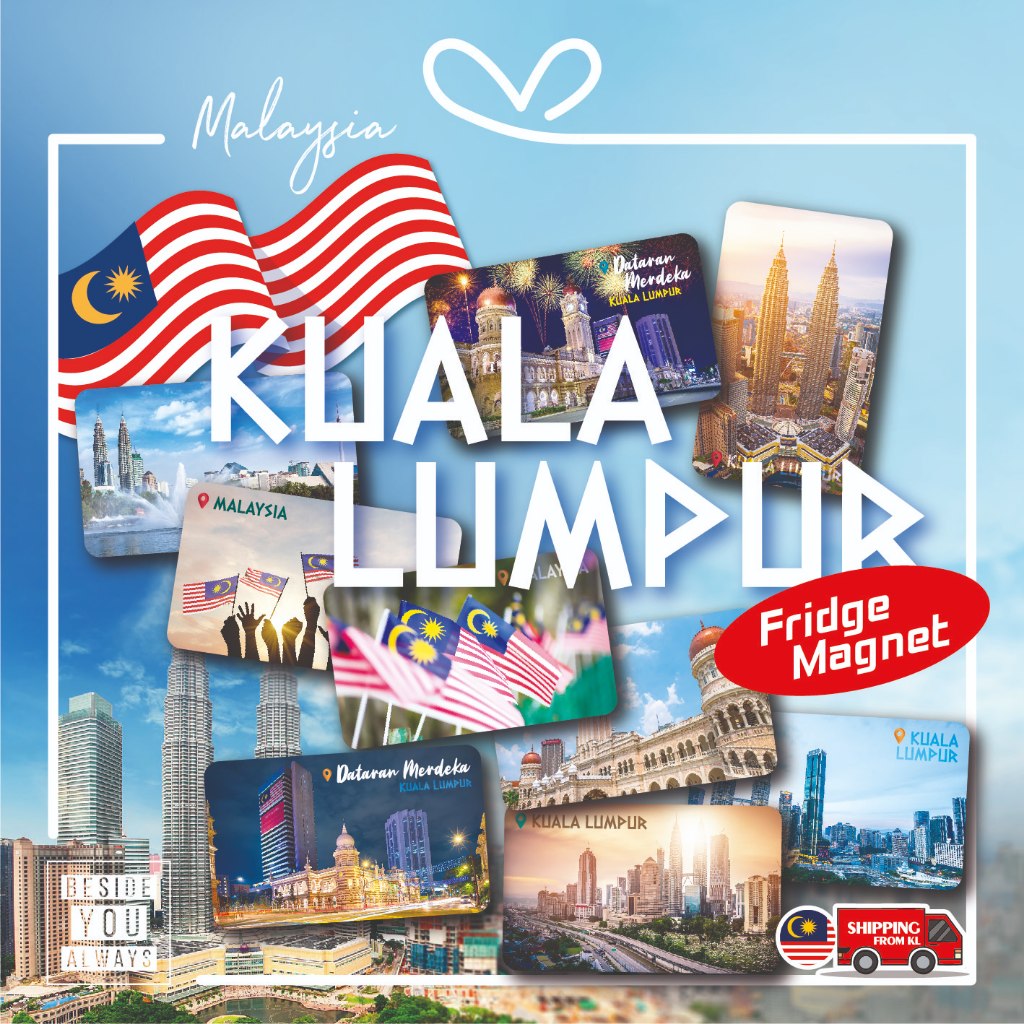 Malaysia Kuala Lumpur Gift Souvenir Fridge 9cm x 5.5cm Shopee