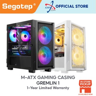 SEGOTEP GREMLIN 1 M-ATX GAMING CASING (BLACK / WHITE) | Shopee Malaysia