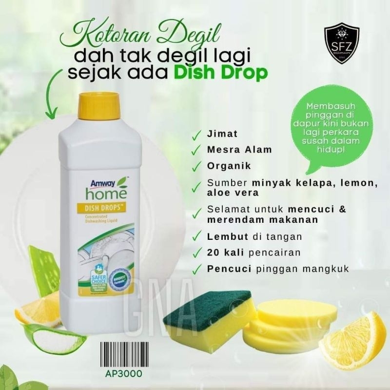 Amway Concentrated Dishwashing Liquid Shopee Malaysia
