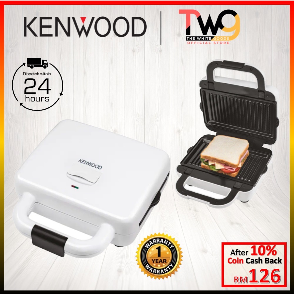 Kenwood Sandwich Maker 3 in 1 SMP84.C0WH Sandwich waffle & grill & griddle Shopee Malaysia