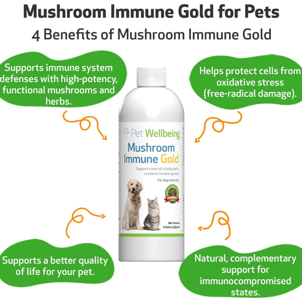 Mushroom immune gold for dogs sale