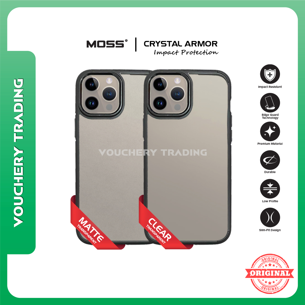 MOSS Crystal Armor Military Grade Shock Proof Drop Guard Phone Case